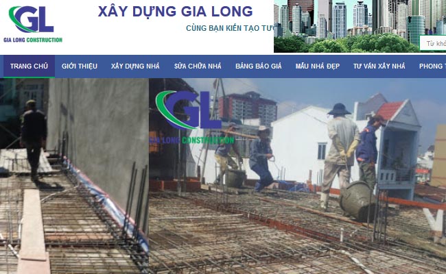 Website xây dựng 007 