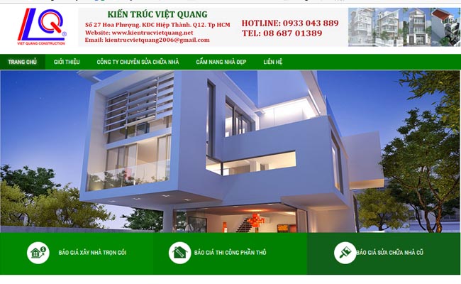 Website xây dựng 002 