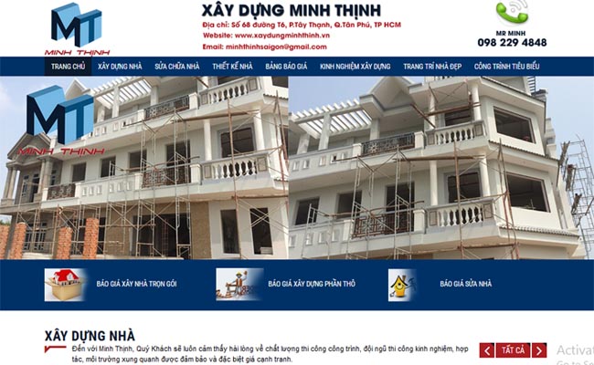 Website xây dựng 006 